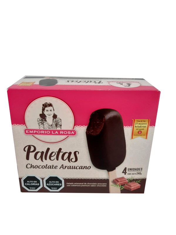 Paleta de chocolate araucano