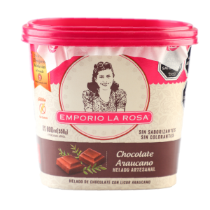 Chocolate Araucano Emporio La Rosa – helado artesanal con sabor auténtico