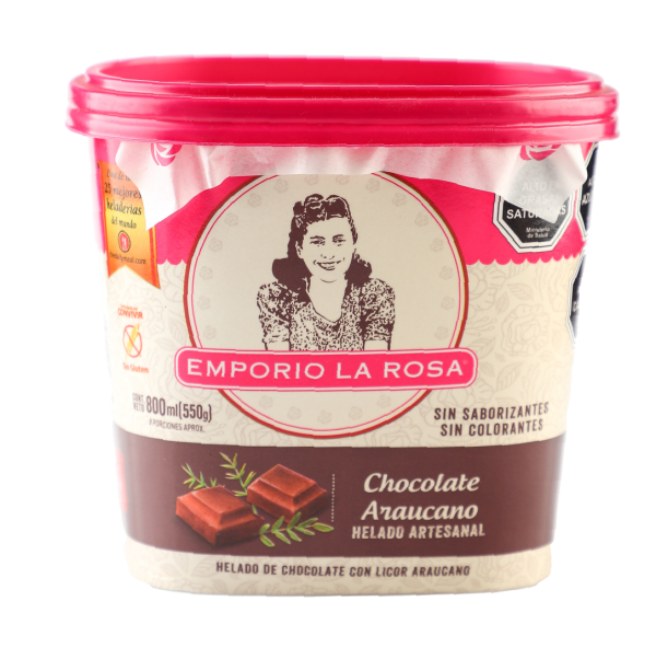 Chocolate Araucano Emporio La Rosa – helado artesanal con sabor auténtico