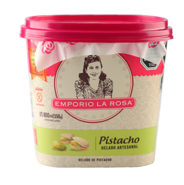 Pistacho-Bombones Emporio La Rosa – helado artesanal con sabor auténtico