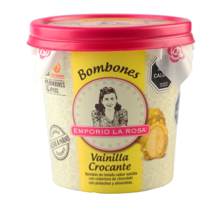 Vainilla Crocante-Bombones Emporio La Rosa – helado artesanal con sabor auténtico