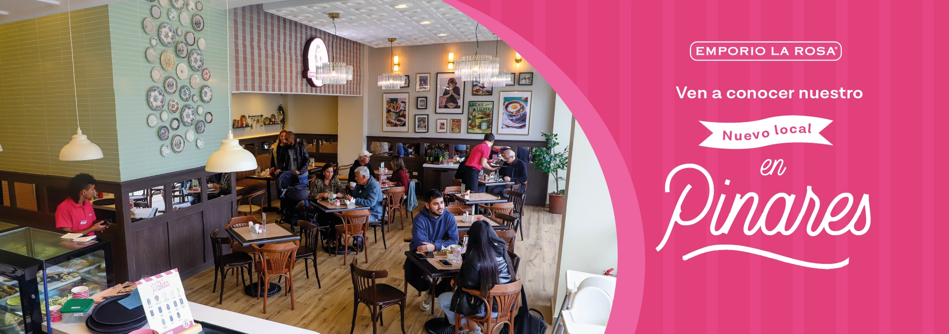 tambien estamos en pinares. emporio la rosa los mejores helados