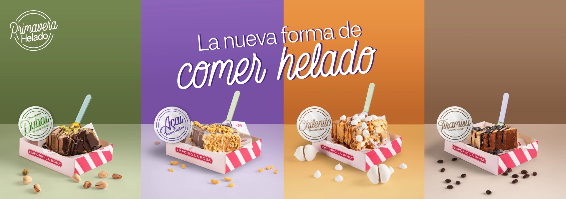 La nueva forma de comer helado en Emporio La Rosa en Santiago y Regiones